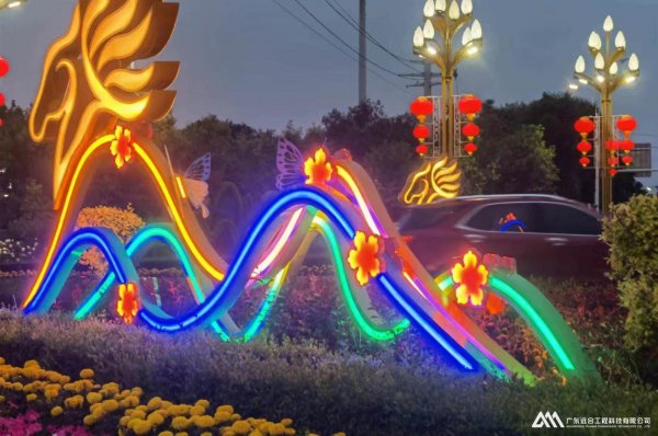 鞏留縣城區(qū)燈雕