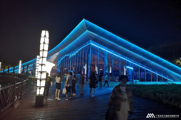 奎屯潤(rùn)民河公園--月亮島亮化工程